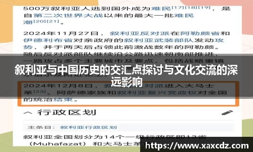 叙利亚与中国历史的交汇点探讨与文化交流的深远影响